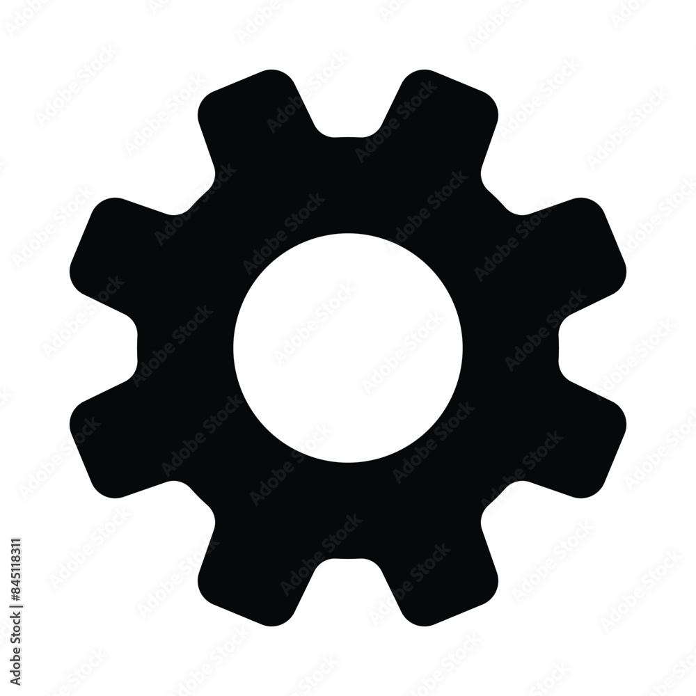 settings icon. simple setting icon with gear symbol for app, ui, website. vector illustration on transparent background. settings icon. simple setting icon with gear symbol for app, ui, website. vector illustration on transparent background.