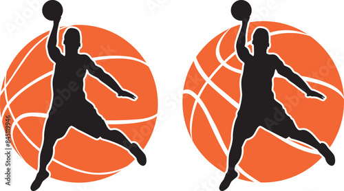Basketball Player, Basketball Silhouette, Basketball Cut Files, Sports