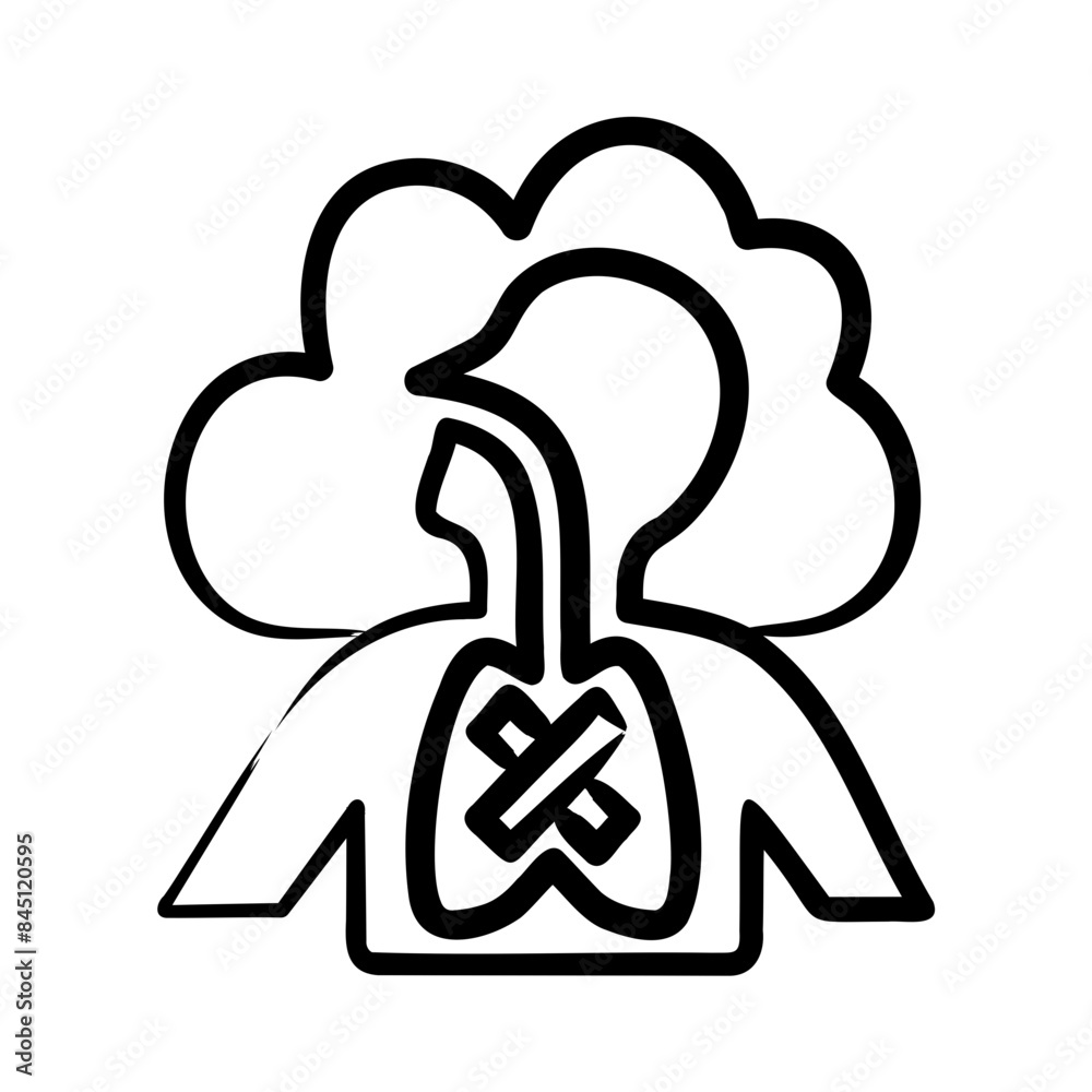 Respiratory Hazard Icon Respiratory Hazard Icon