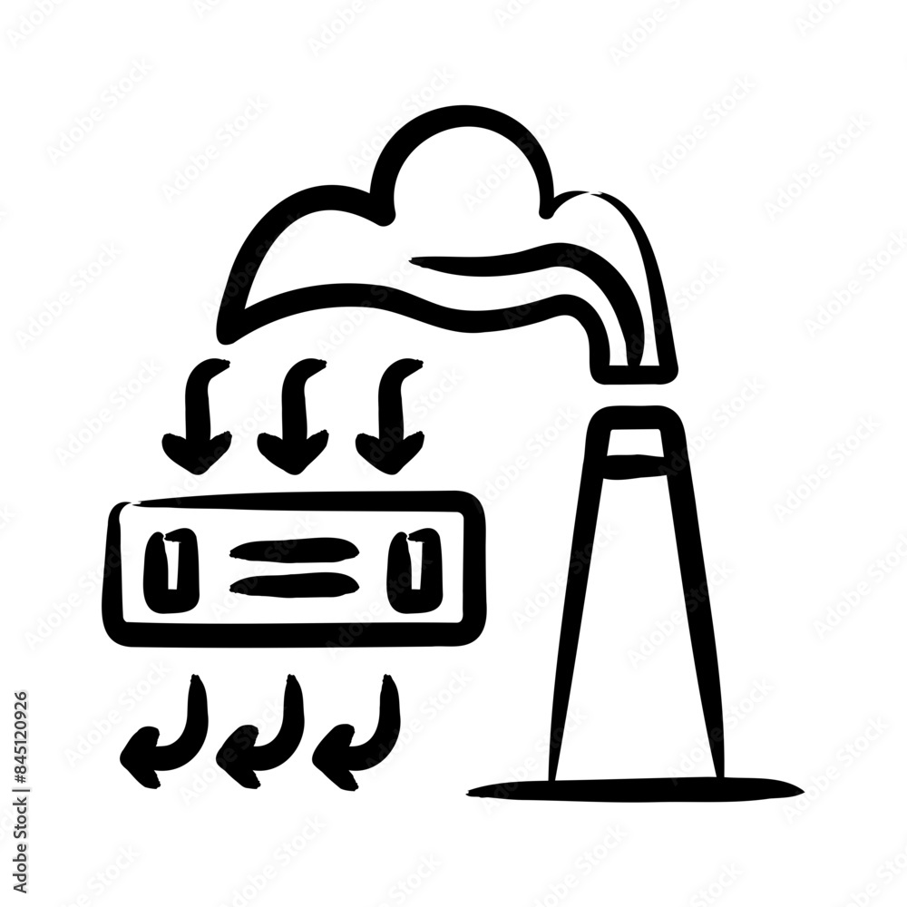 Particle Emission Control Icon Particle Emission Control Icon
