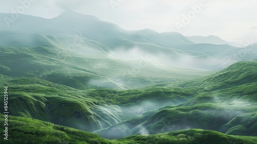 Scenery featuring hills photo