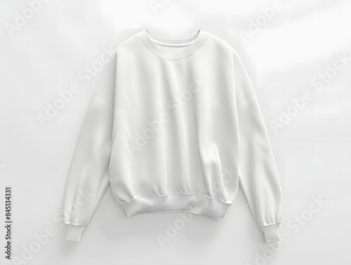 Sweatshirt mockup with isolated white background
