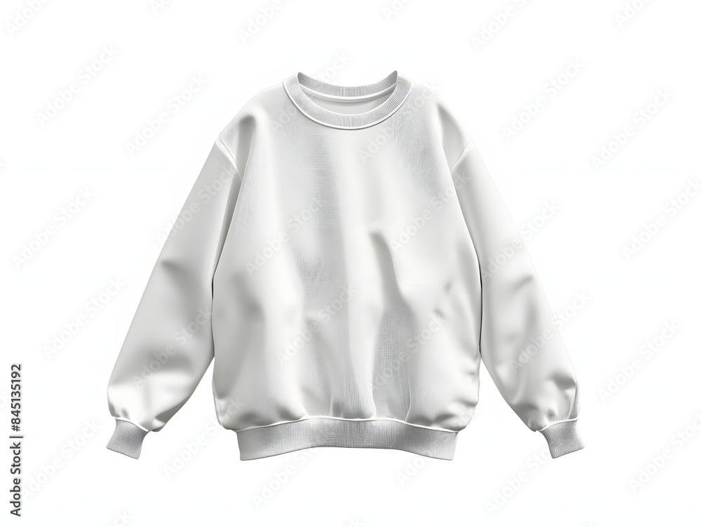 Sweatshirt mockup with isolated white background