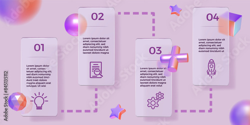 Venn diagram. Infographic design. Intersect circles. Chart overlap icons. Info graph with graphic editorial cross pie. Data presentation. Geometric shapes. Vector modern schema banner