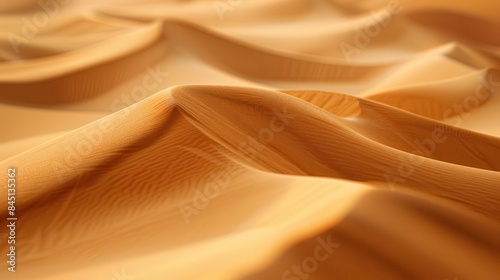 desert landscape, sand dunes and evening shadows