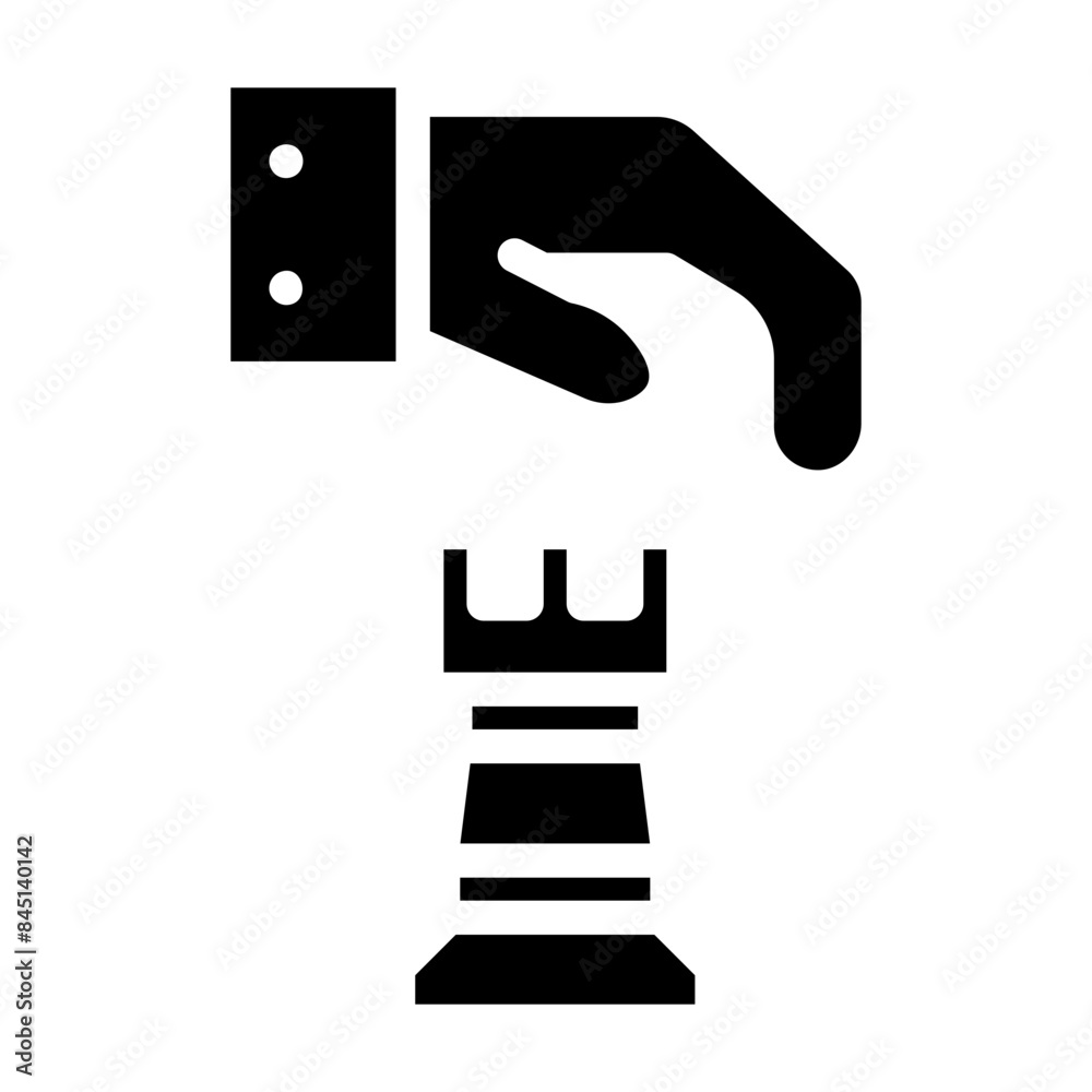 Fototapeta premium strategic plan icon