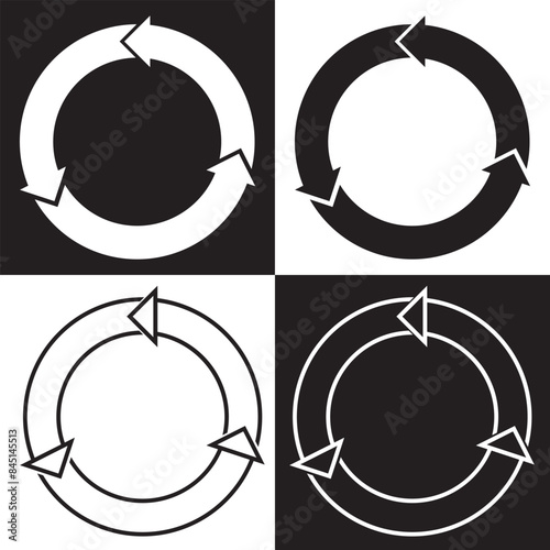 Photography Vector circulation hole pictogram