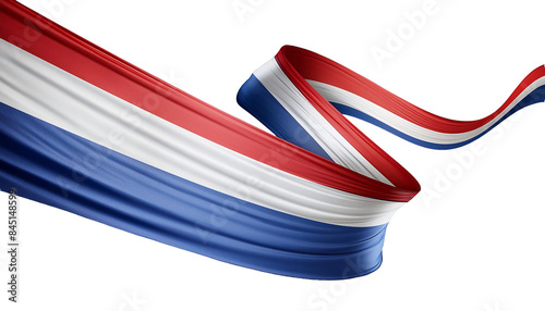 3d render of Luxembourg flag