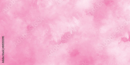 abstract fringe and bleed paint drips and drops pink watercolor background texture, pink watercolor background hand-drawn with cloudy strokes of brushes.	
