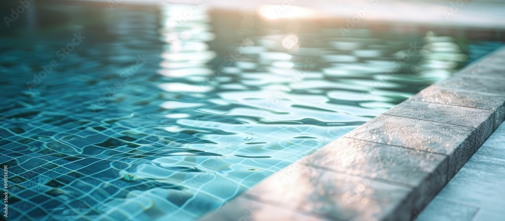 Obraz premium Swimming Pool in Close Up View