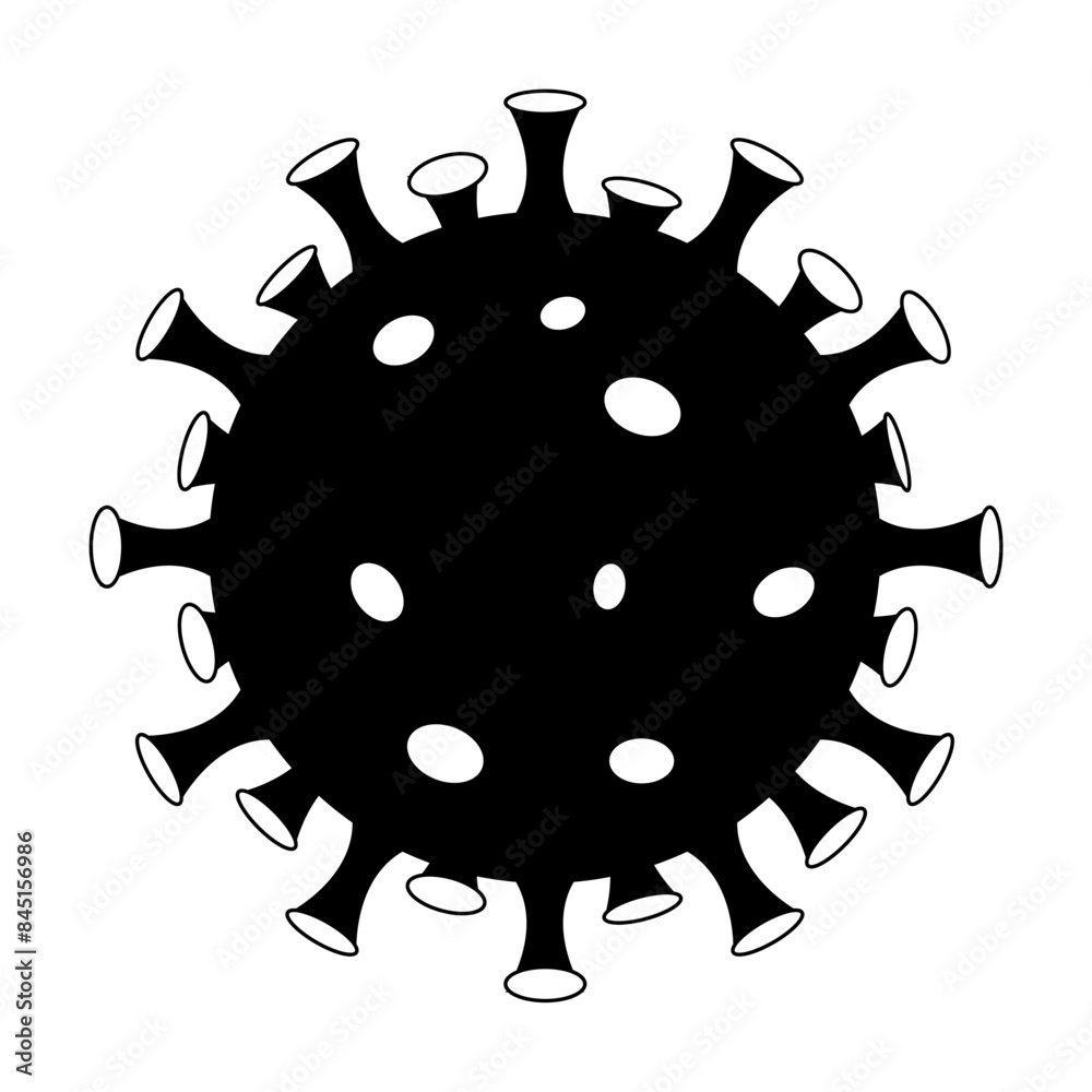 Coronavirus 2019-nCoV. Corona virus vector icon isolate on white background for graphic design, logo, web site, social media, mobile app, ui illustration Coronavirus 2019-nCoV. Corona virus vector icon isolate on white background for graphic design, logo, web site, social media, mobile app, ui illustration
