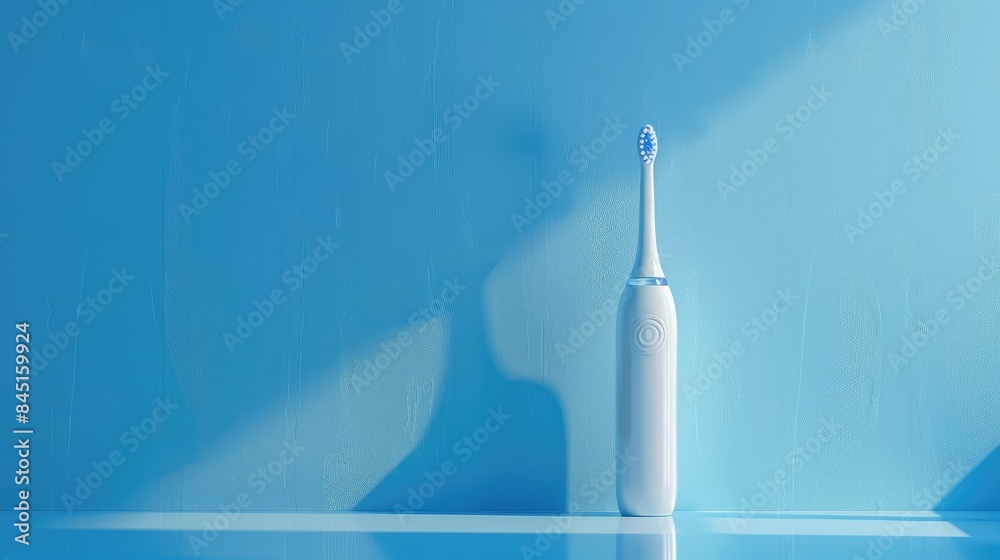 Sonic or electric toothbrush with space for text Sonic or electric toothbrush with space for text