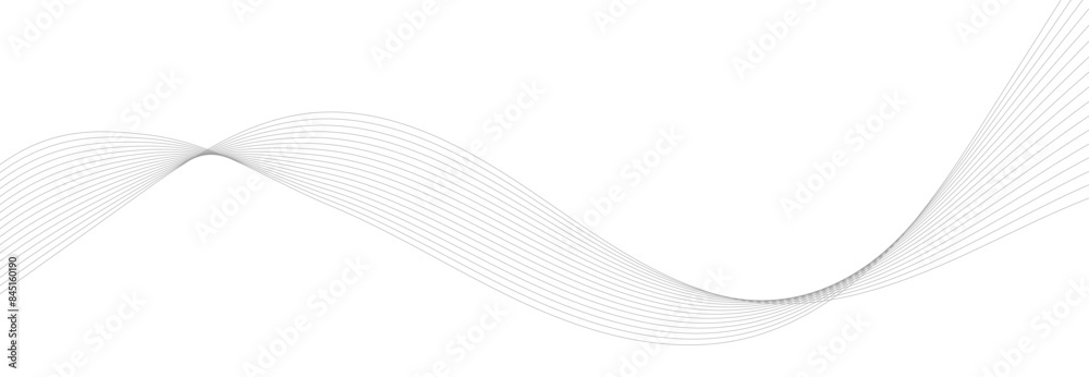 Fototapeta premium Abstract vector background with waves. EPS10