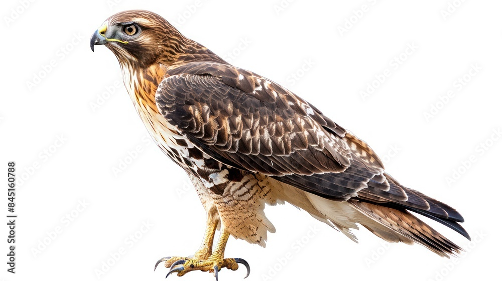 Hawk isolated white background Hawk isolated white background