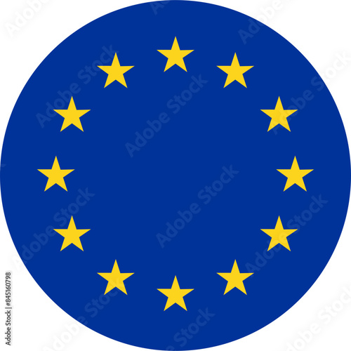 vector of a european union flag