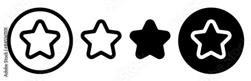 star vector icon. symbol, sign