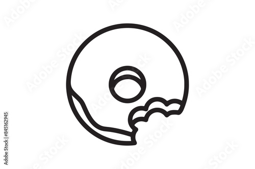 food  icon vector and illustration art