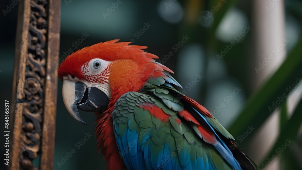 Obraz premium close up of a parrot