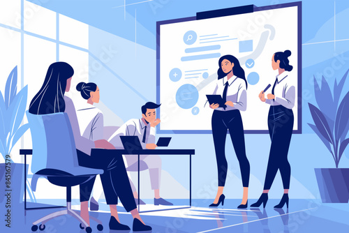 business people in office