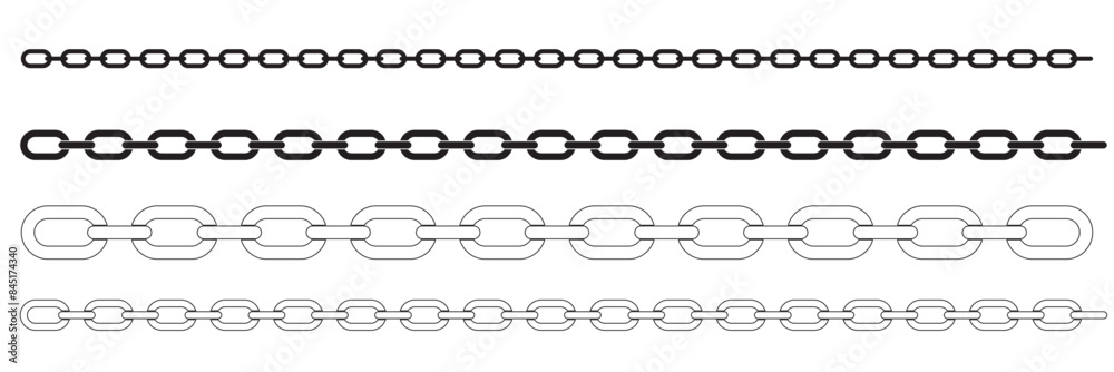 Chain icon vector isolated. Vector connection concept. Chain solid icon. Set of chain vector signs or symbols. Chain icon vector isolated. Vector connection concept. Chain solid icon. Set of chain vector signs or symbols.