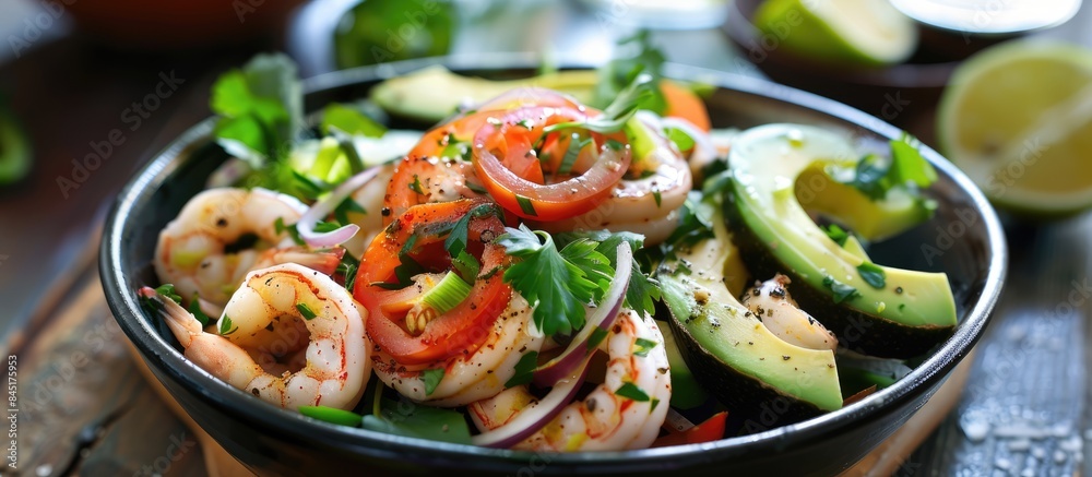 Refreshing Calamari and Avocado Salad with Vibrant Summer Flavors Refreshing Calamari and Avocado Salad with Vibrant Summer Flavors