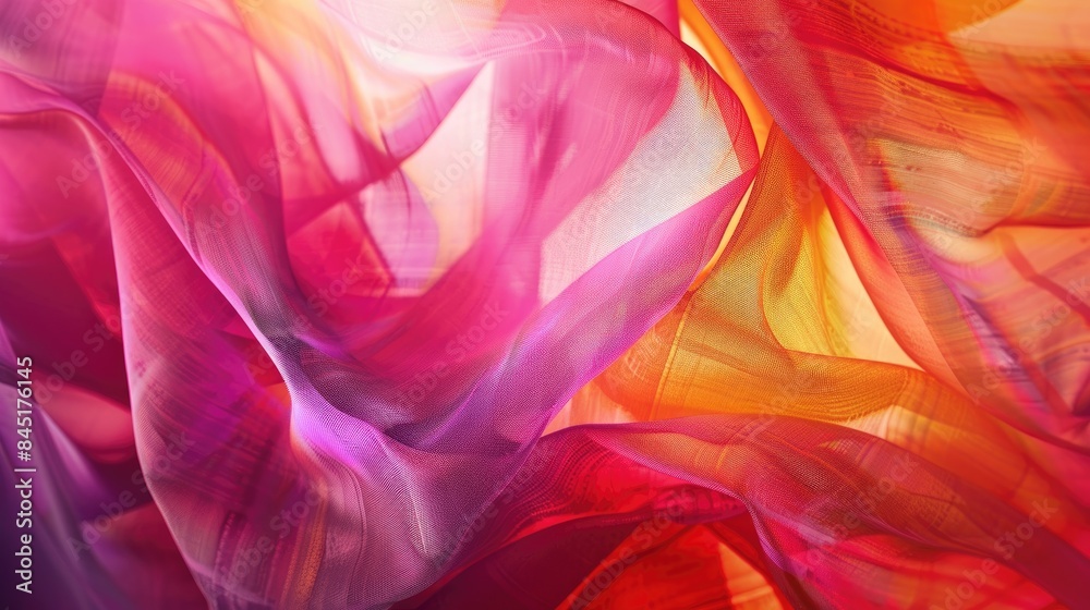 Flawless vibrant design for fabric and backdrops