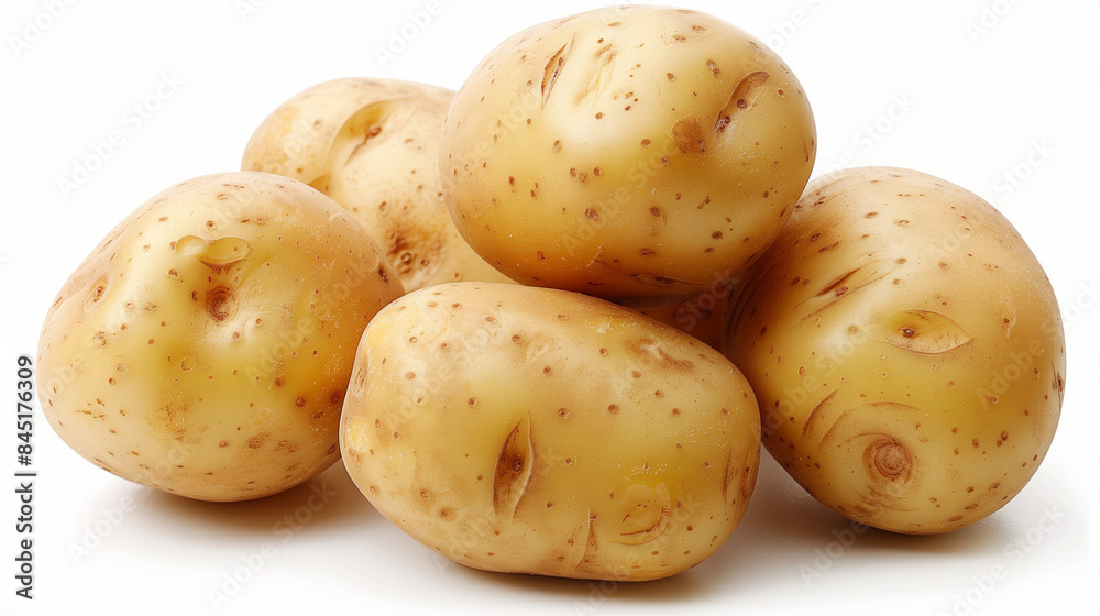 potato isolated on white background potato isolated on white background