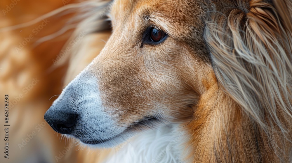 Naklejka premium Collie Breed Known for its Herding Skills