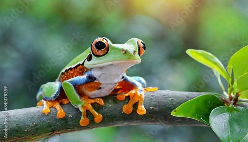 red eyed tree frog