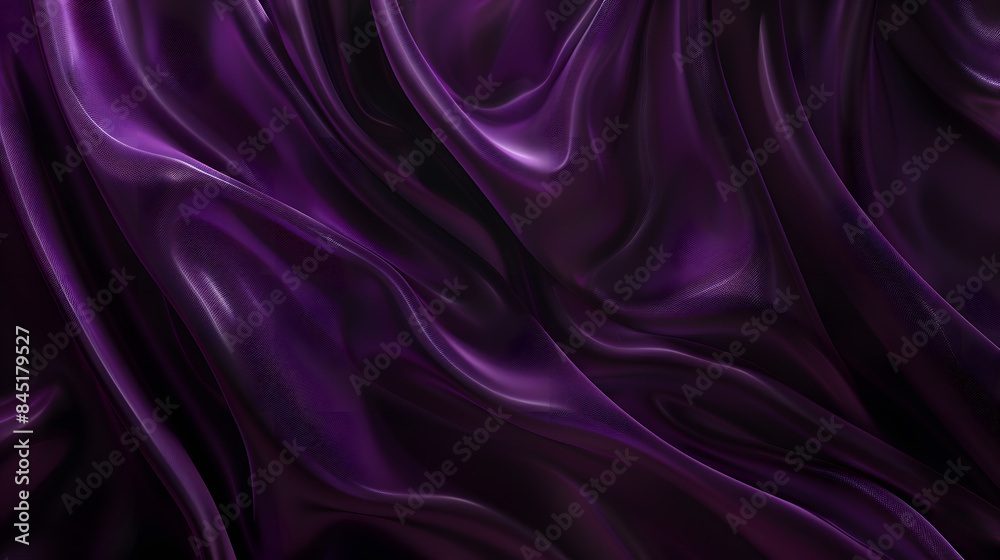 Obraz premium A purple fabric with a wave pattern