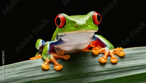 red eyed tree frog