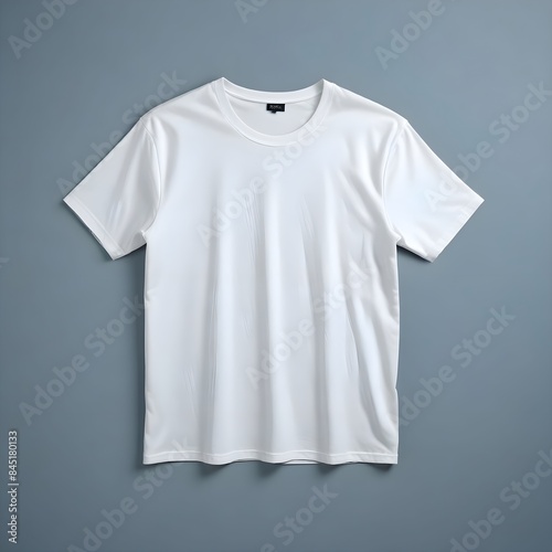 Blank white t-shirt mockup