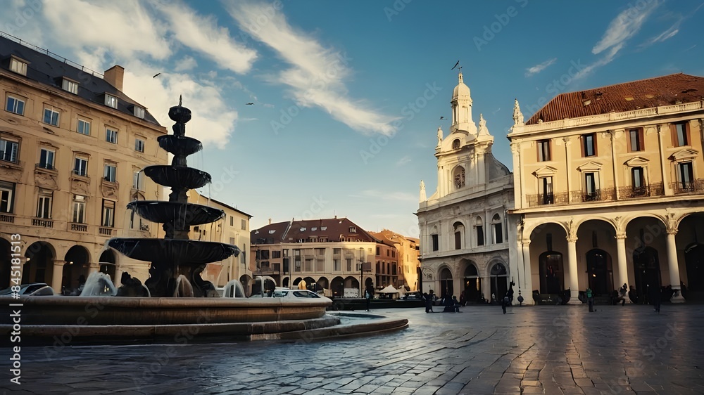 Obraz premium sestieri square city
