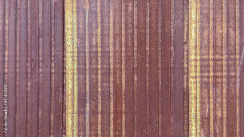 Real photos of rusted zinc roofs Suitable for illustrations in a vintage style. grunge texture