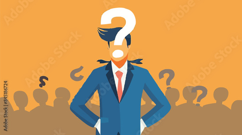 Regret on business mistake, frustration or depressed, stupidity or foolish losing all money, stressed and anxiety on failure concept