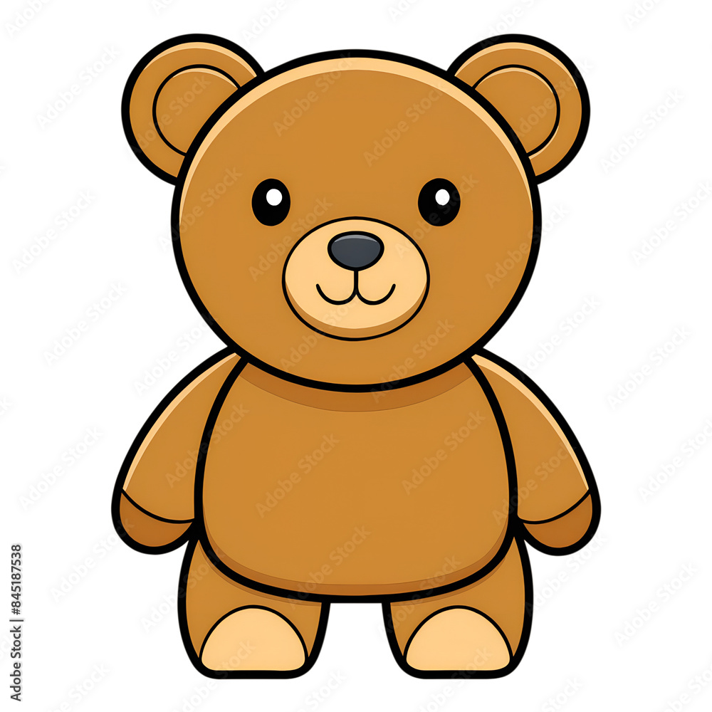 Fluppy Teddy Bear Cartoon ClipArt. Fluppy Teddy Bear Cartoon ClipArt.