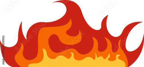 Fire Frame Border Element