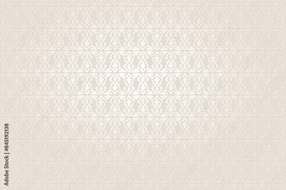Fototapeta premium arabic pattern background flat design vector free