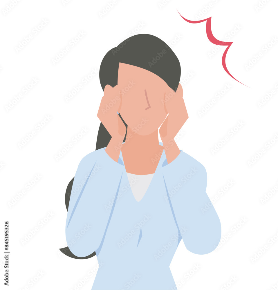 驚きとショックを受ける女性のビジネスパーソン 驚きとショックを受ける女性のビジネスパーソン