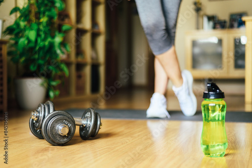 Cuadro en lienzo Sports Exercise At Home
