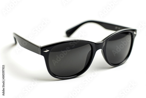 Stylish black sunglasses with UV protection