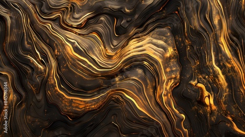 Ebony Veneer Artistic Illustrations
