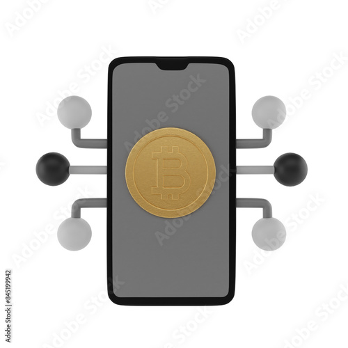 3d icon BlackGold Cryptocurrency 3D Icon Pack design illustration photo