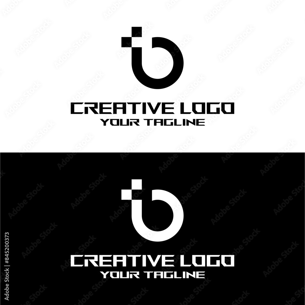 creative letter logo bu desain vektors creative letter logo bu desain vektors