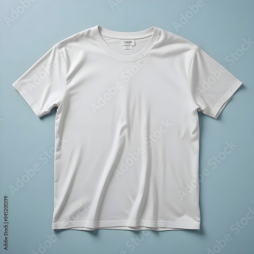 Blank white t-shirt mockup © AliAzam