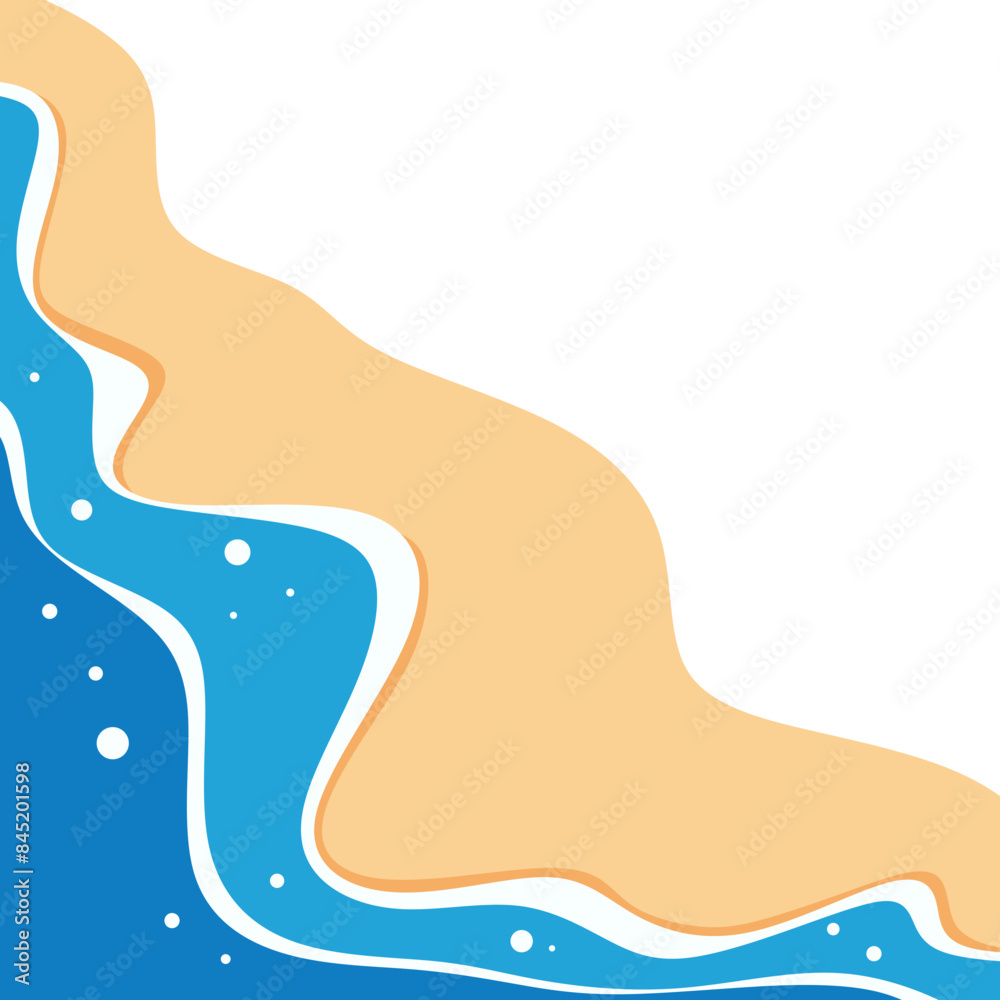Beach Border Wave Beach Border Wave