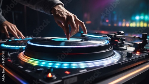 DJ vibing
