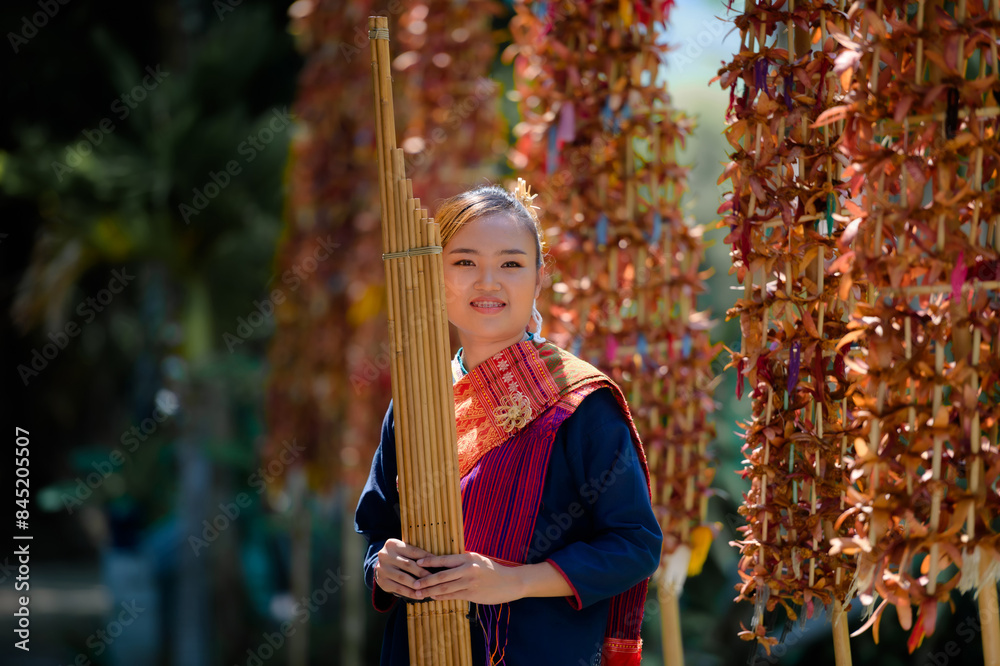 girl in folk costume