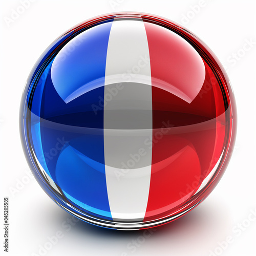 French flag 3D logo: A mini...