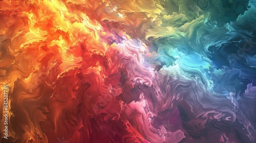 Fractal Color Texture Background Ideal for Projects About Imagination Creativity and Design